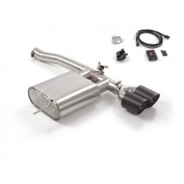 Posteriore inox con terminali rotondi...