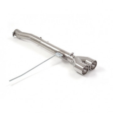 Tubo posteriore Gr. N inox con...