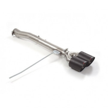 Tubo posteriore Gr. N inox con...