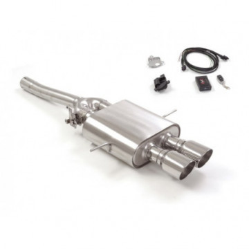 Posteriore inox con terminali rotondi...