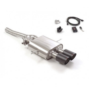 Posteriore inox con terminali rotondi...