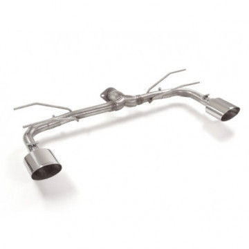 Tubo posteriore Gr. N inox sdoppiato...