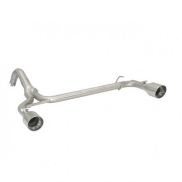 Tubo posteriore Gr. N inox sdoppiato...
