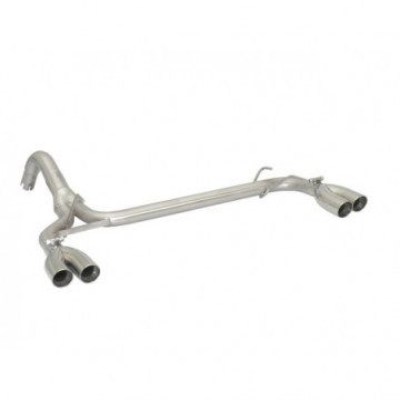 Tubo posteriore Gr. N inox sdoppiato...