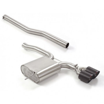 Posteriore inox con terminali rotondi...