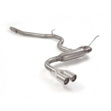 Posteriore inox con terminali rotondi...