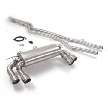 Tubo centrale inox + Posteriore inox...