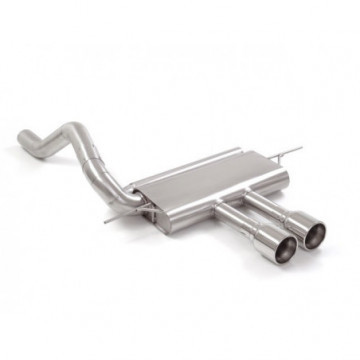 Posteriore inox con terminali rotondi...