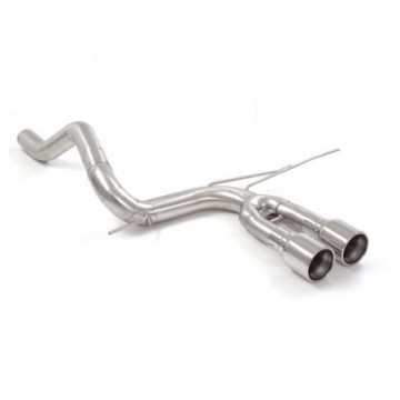 Tubo posteriore Gr. N inox con...