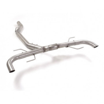 Tubo posteriore Gr. N inox sdoppiato...