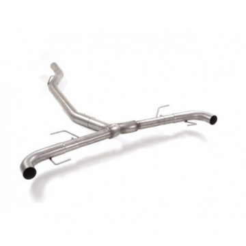 Tubo posteriore Gr. N inox sdoppiato...