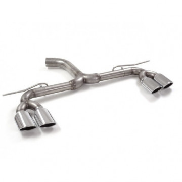 Tubo posteriore Gr. N inox sdoppiato...