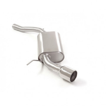 Posteriore inox con terminale rotondo...