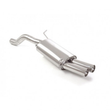 Posteriore inox con terminali rotondi...