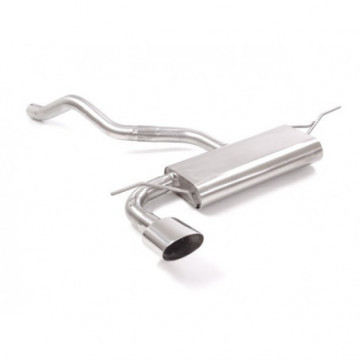 Posteriore inox con terminale ovale...