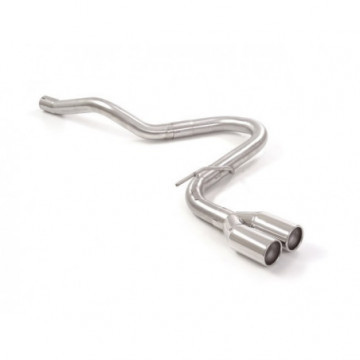 Tubo posteriore Gr. N inox con...