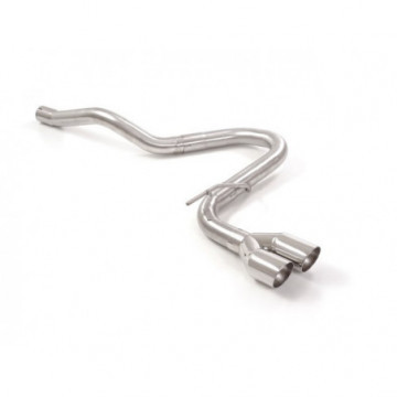 Tubo posteriore Gr. N inox con...