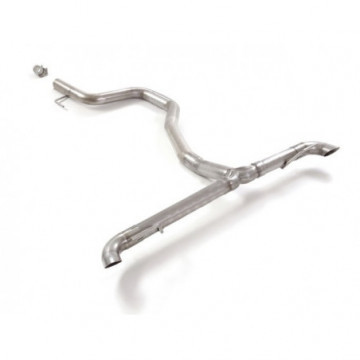 Tubo posteriore Gr. N inox sdoppiato...