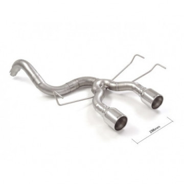 Tubo posteriore Gr. N inox con...