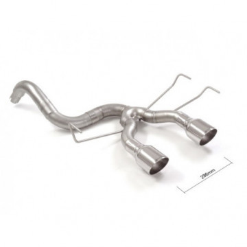 Tubo posteriore Gr. N inox con...