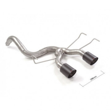 Tubo posteriore Gr. N inox con...