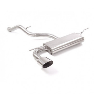 Posteriore inox con terminale ovale...