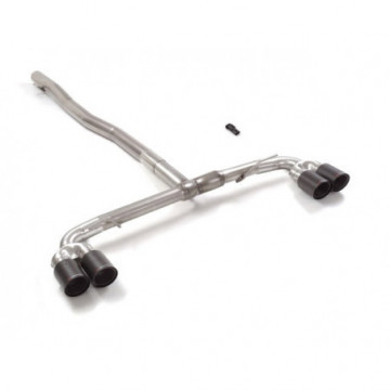 Tubo posteriore Gr. N inox sdoppiato...