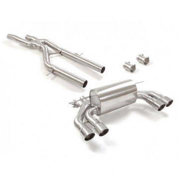 Tubo centrale inox + Posteriore inox...