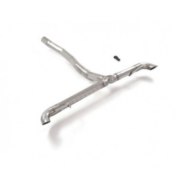 Tubo posteriore Gr. N inox sdoppiato...