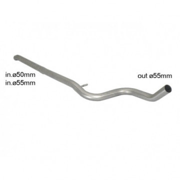 Tubo centrale Gr.N senza silenziatore...