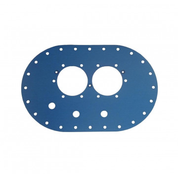 PIASTRA SERBATOIO 6x10" 2 ALLOGGIAMENTI