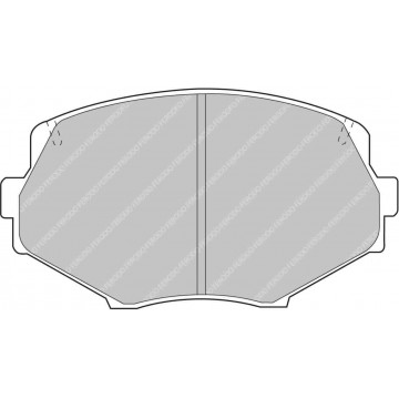 SERIE PASTIGLIE FRENO FERODO RACING