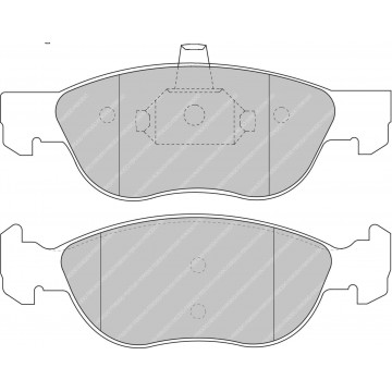 SERIE PASTIGLIE FRENO FERODO RACING