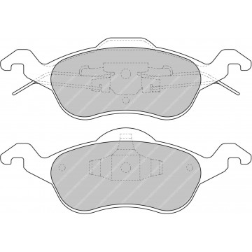 SERIE PASTIGLIE FRENO FERODO RACING