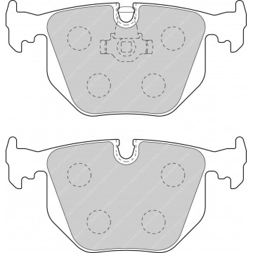 SERIE PASTIGLIE FRENO FERODO RACING