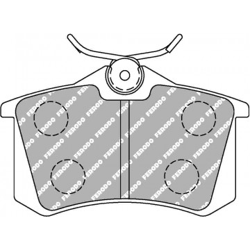 SERIE PASTIGLIE FRENO FERODO RACING