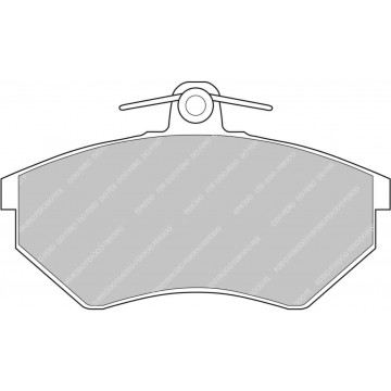 SERIE PASTIGLIE FRENO FERODO RACING