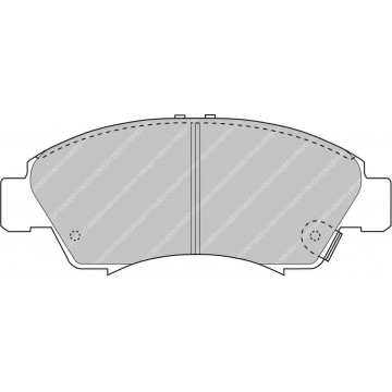 SERIE PASTIGLIE FRENO FERODO RACING