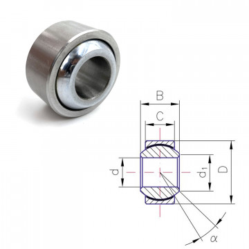 SNODO SFERICO FORO 12mm