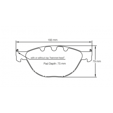 Sagoma Pagid E8019