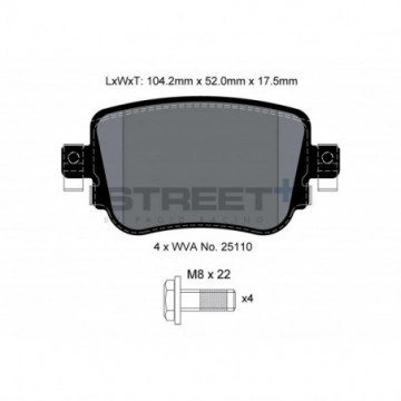 PAGID Street+ sagoma...