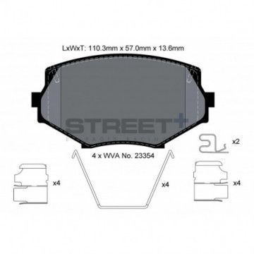 PAGID Street+ sagoma...