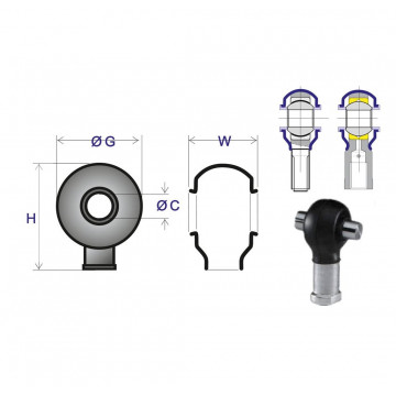 PROTEZIONE IN GOMMA TESTA A...