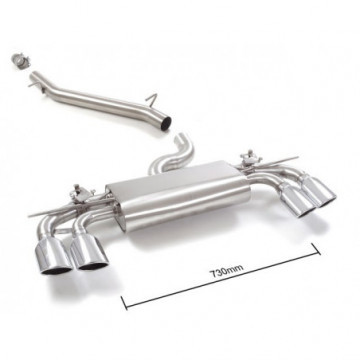 Tubo centrale inox con...