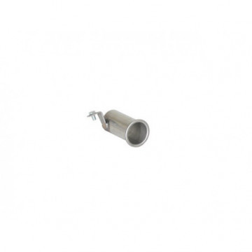 Terminale inox rotondo 84mm...