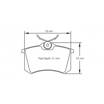 Sagoma Pagid E1158 RS42