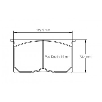Sagoma Pagid E1196 RST2