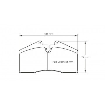 Sagoma Pagid E1204 RS42