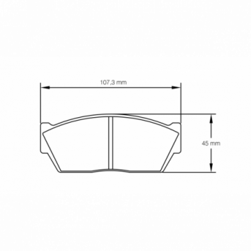 Sagoma Pagid E1323 RSH42
