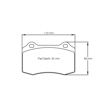 Sagoma Pagid E1408 RST3